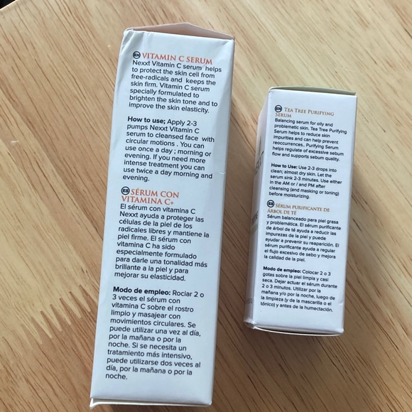 Nexxt Skincare Duo - vitamin C serum and tea tree serum - Picture 2 of 6